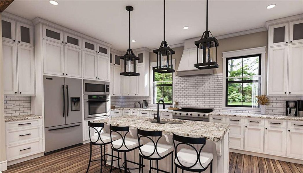 Furnished interior view inside a new home in , Maysville (Image 12).