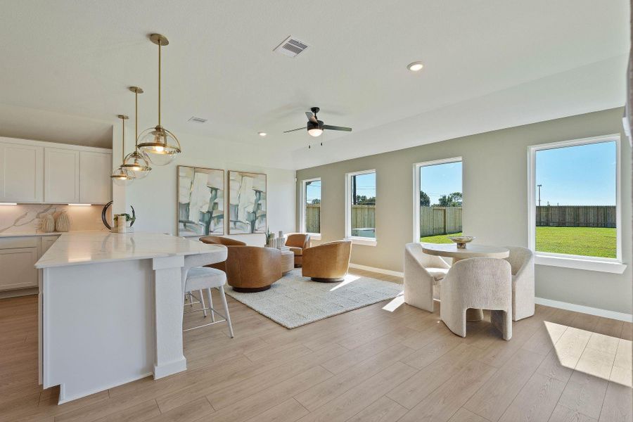 Furnished interior view inside a new home in Riverside Estates, Mont Belvieu (Image 15).