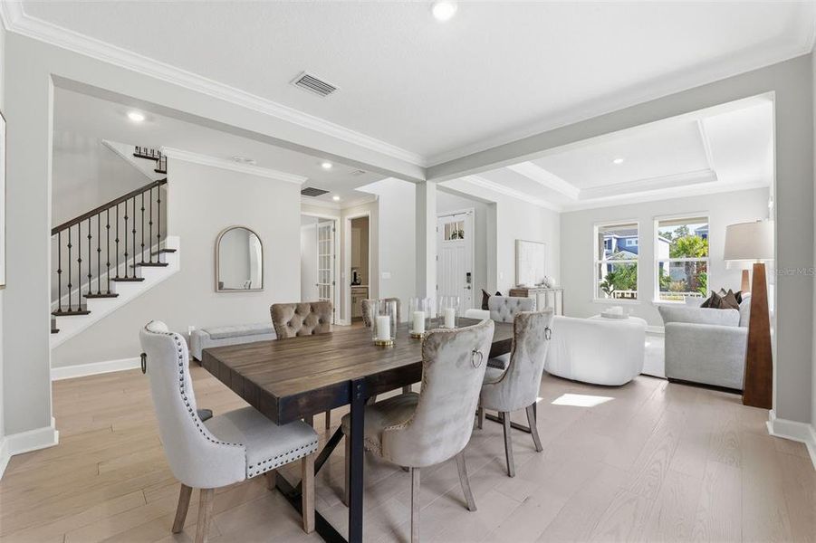 Furnished interior view inside a new home in , Wesley Chapel (Image 23). Furnished interior view inside a new home in , Wesley Chapel (Image 23).