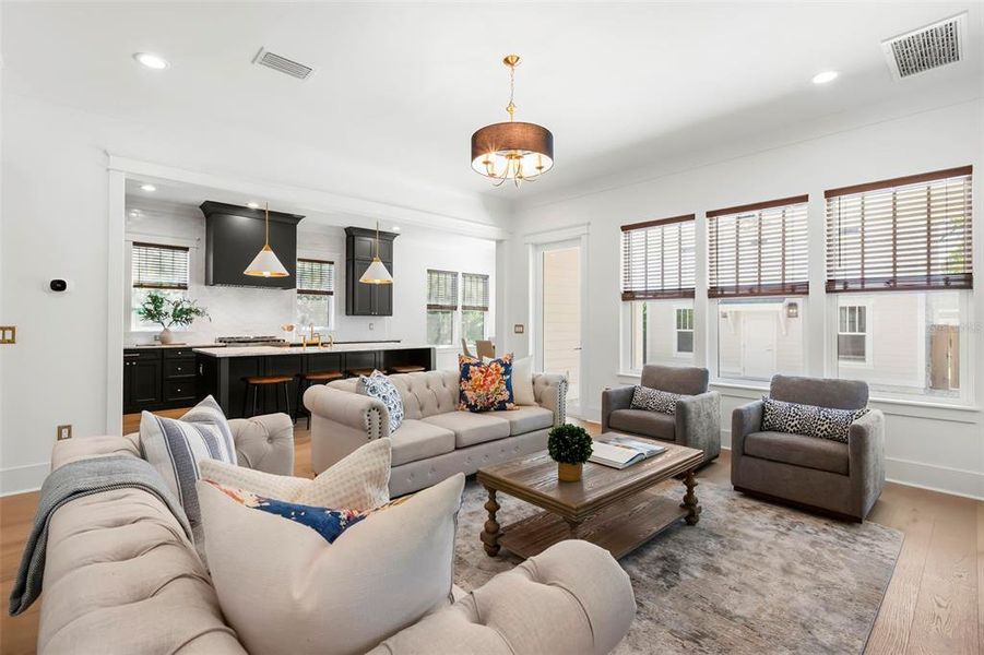 Furnished interior view inside a new home in , St. Petersburg (Image 12).