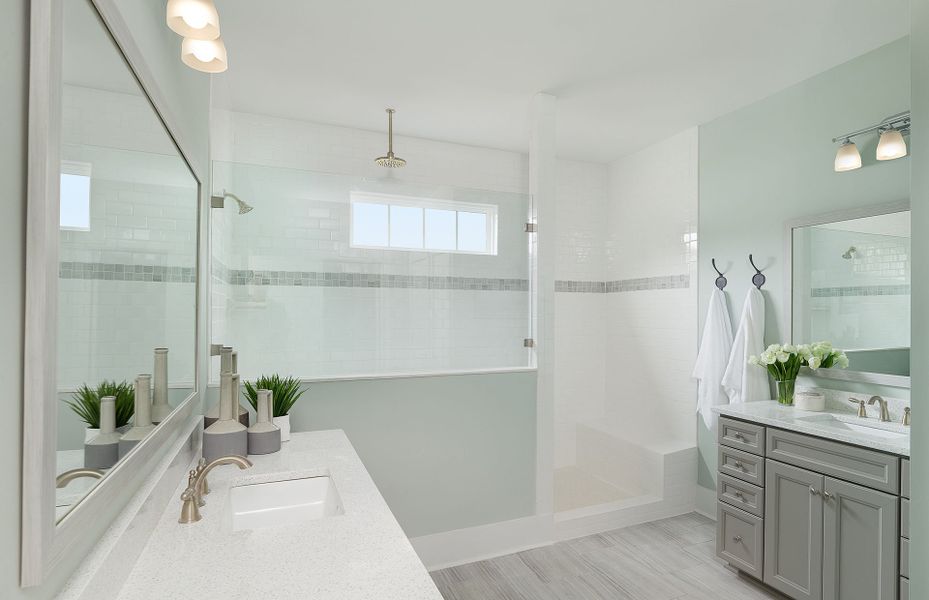 Furnished interior view inside a new home in Adler Springs, Powder Springs (Image 3).