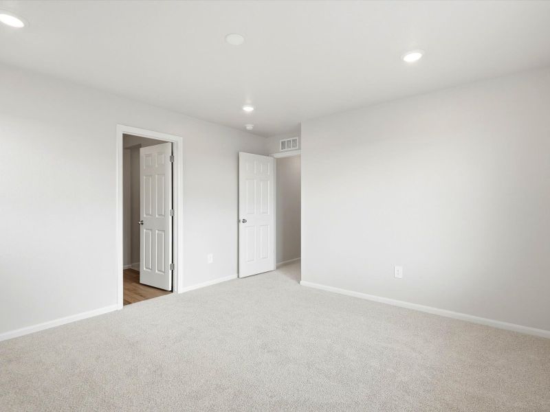 Spacious, unfurnished interior of a new home in Lorson Ranch: The Trail Collection, Colorado Springs (Image 16). Spacious, unfurnished interior of a new home in Lorson Ranch: The Trail Collection, Colorado Springs (Image 16).
