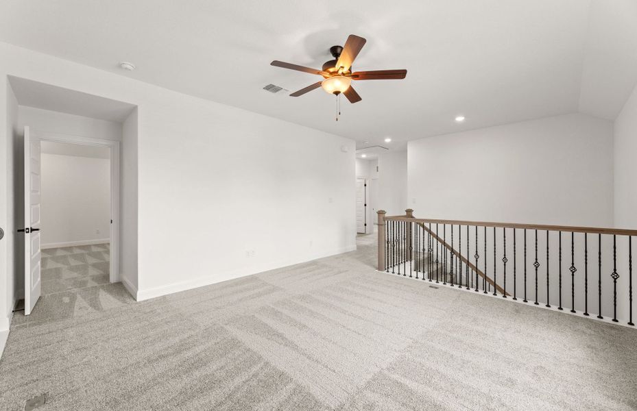 Spacious, unfurnished interior of a new home in Santa Rita Ranch, Liberty Hill (Image 44). Spacious, unfurnished interior of a new home in Santa Rita Ranch, Liberty Hill (Image 44).