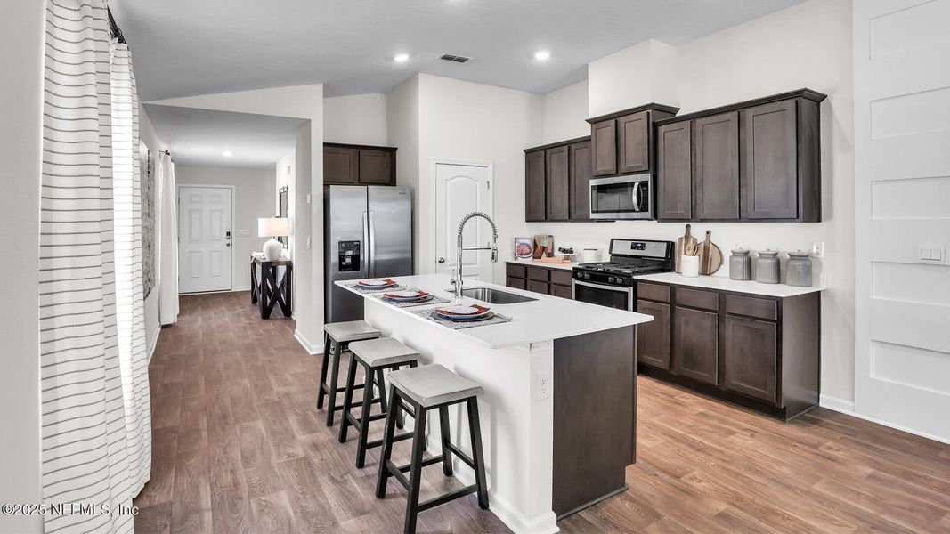 Furnished interior view inside a new home in Grand Reserve, Bunnell (Image 18).
