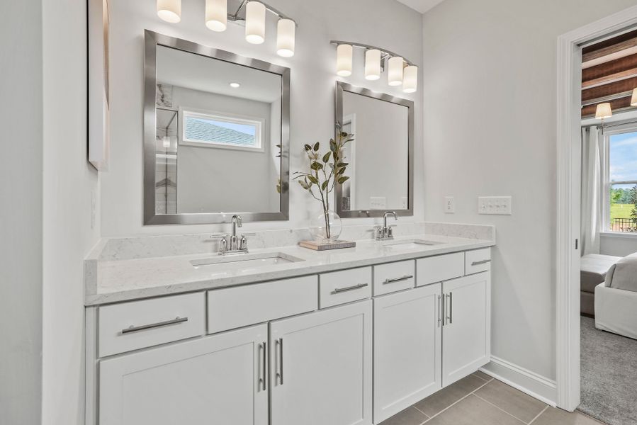 Representative furnished interior of a home built from the Mystique by Del Webb in Del Webb Carolina Ridge, Midland (Image 18).