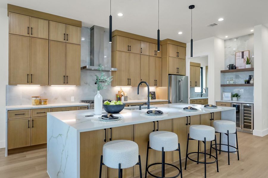 Furnished interior view inside a new home in , Willis (Image 16).