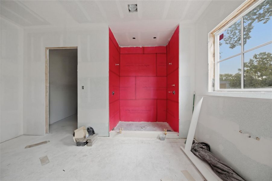 In-progress construction of a new home in , Houston, TX (Image 37).