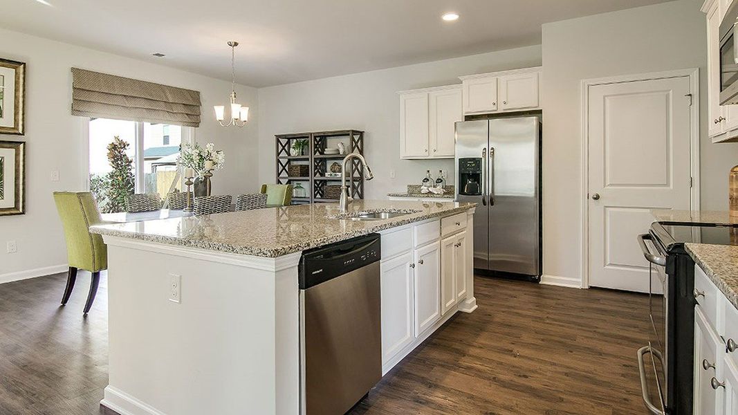 Representative furnished interior of a home built from the Aisle by D.R. Horton in Cobblestone Village, Savannah (Image 8).