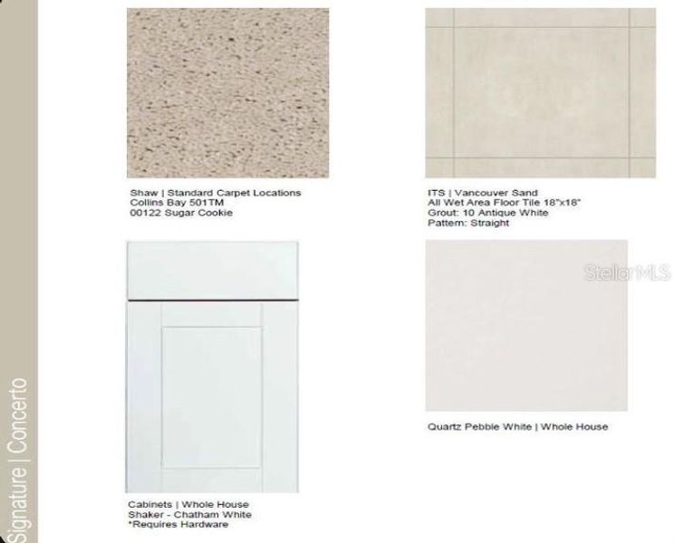 Sample of building materials used in homes in Marion Creek, Haines City (Image 24).