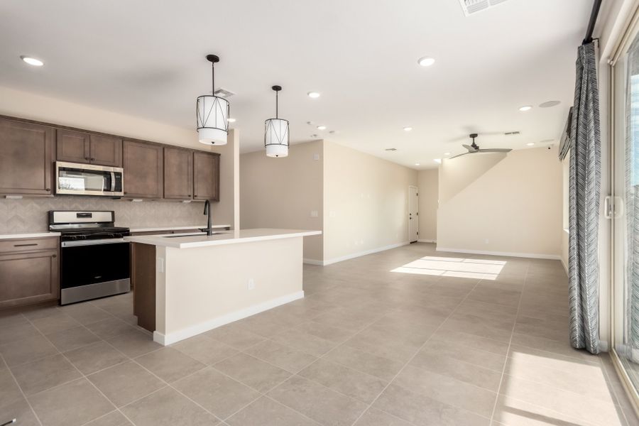 Furnished interior view inside a new home in Eastmark, Mesa (Image 9).