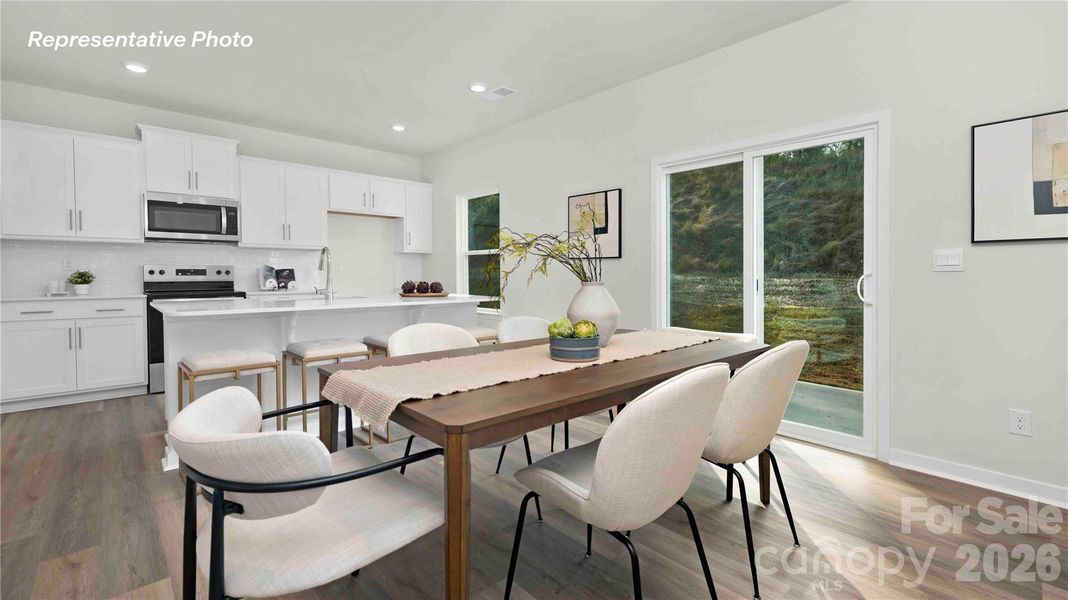 Furnished interior view inside a new home in Cline Village, Conover (Image 7). Furnished interior view inside a new home in Cline Village, Conover (Image 7).