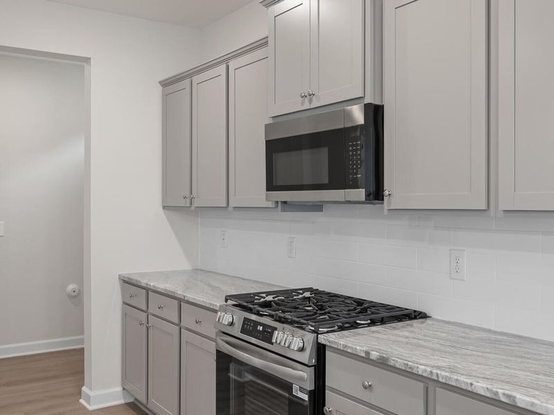 Furnished interior view inside a new home in Gregory Village, Lillington (Image 3). Furnished interior view inside a new home in Gregory Village, Lillington (Image 3).