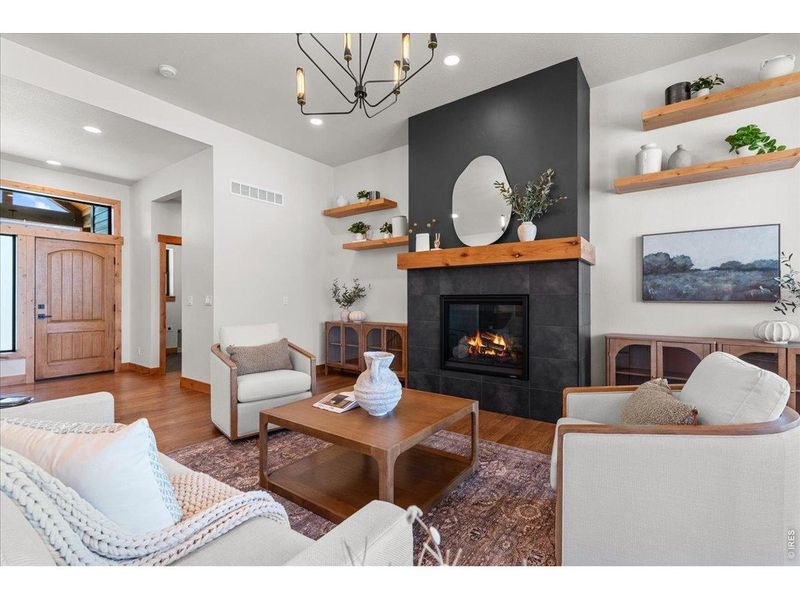 Furnished interior view inside a new home in Harvest Ridge, Berthoud (Image 34).