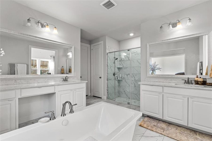 Furnished interior view inside a new home in , Corinth (Image 11).