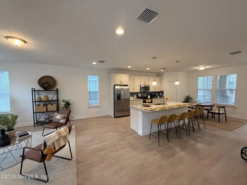 Furnished interior view inside a new home in , Jacksonville (Image 5).
