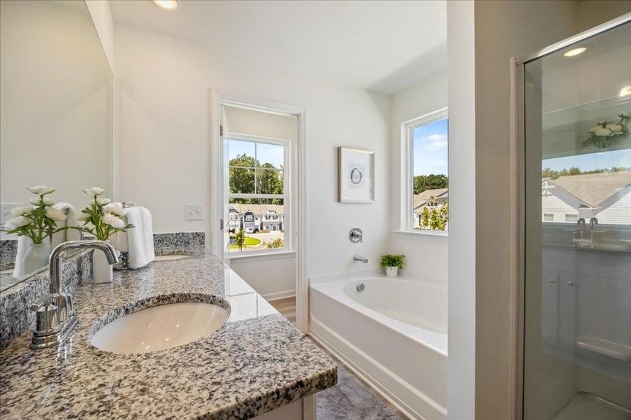 Furnished interior view inside a new home in Shoals Crossing, Conyers (Image 18).