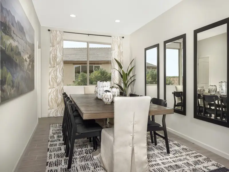 Furnished interior view inside a new home in Summit at Rocking K, Tucson (Image 4).