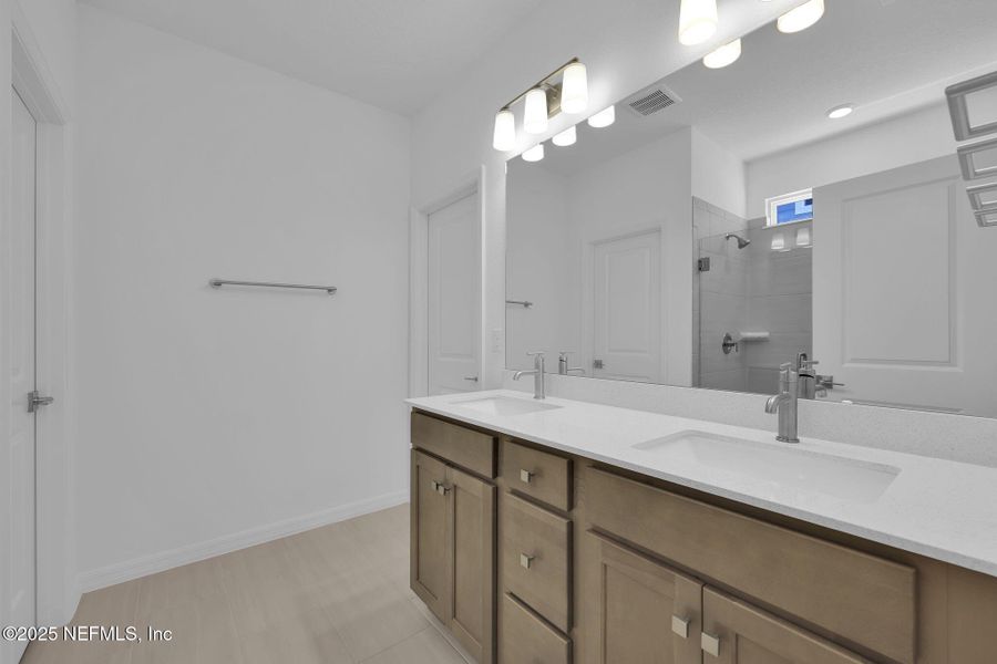 Furnished interior view inside a new home in Bradley Creek, Green Cove Springs (Image 15).