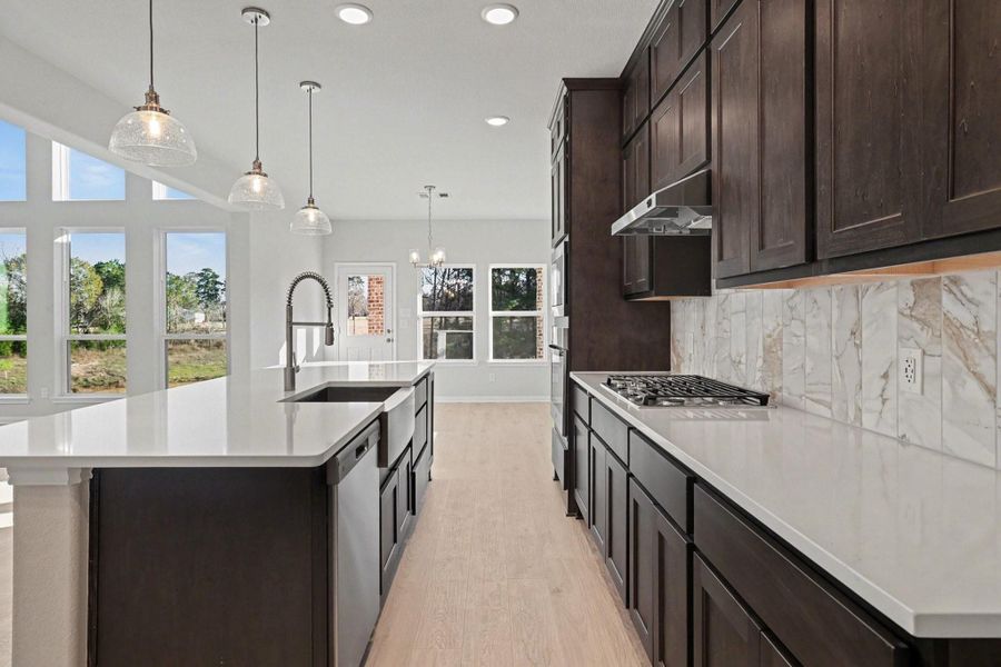 Furnished interior view inside a new home in Rose Hill Estates, Willis (Image 7).