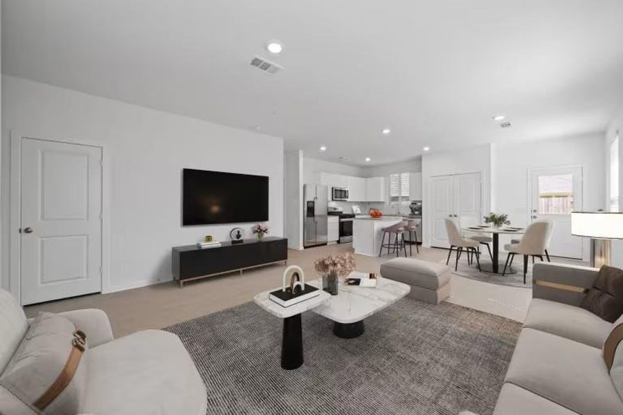 MODEL HOME images may NOT be consistent with the finished product.