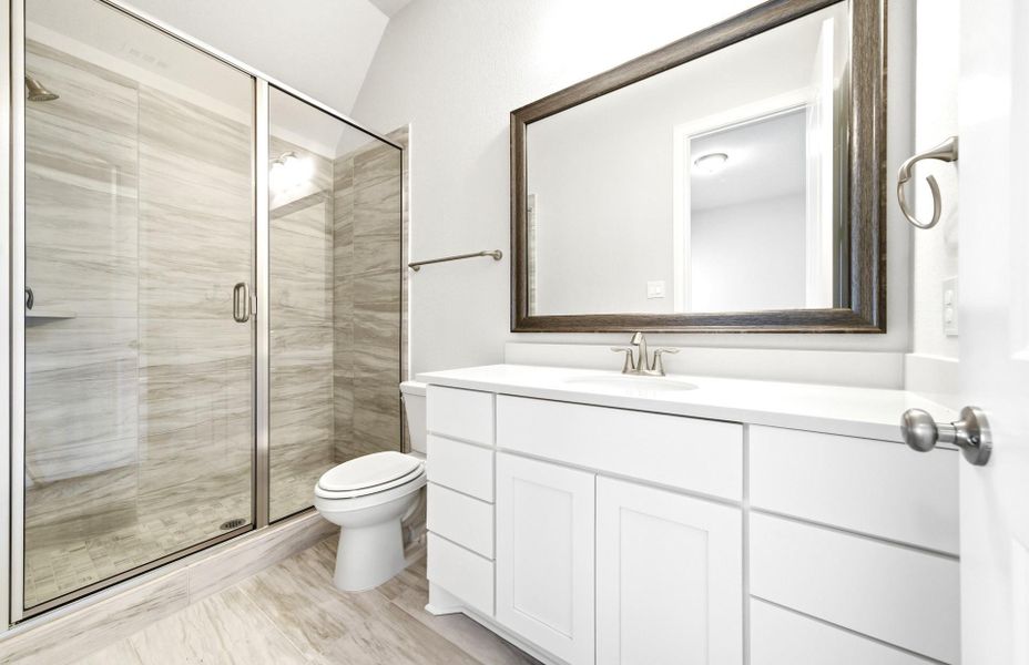 Furnished interior view inside a new home in Artavia 70′, Conroe (Image 11).