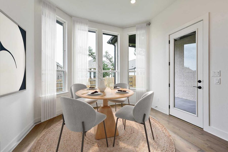 Furnished interior view inside a new home in 6 Creeks at Waterridge: 55ft. lots, Kyle (Image 4). Furnished interior view inside a new home in 6 Creeks at Waterridge: 55ft. lots, Kyle (Image 4).