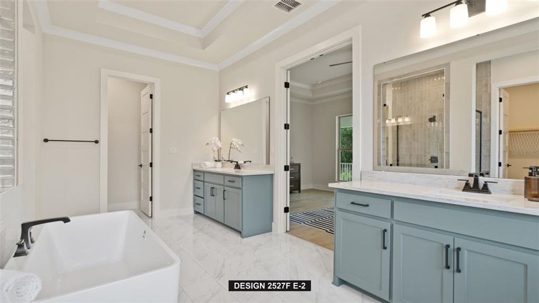 Furnished interior view inside a new home in Southern Hills 65', Brooksville (Image 4).