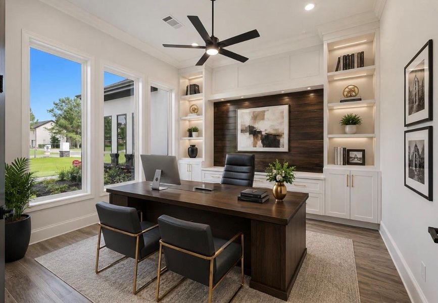 Furnished interior view inside a new home in , Montgomery (Image 17).