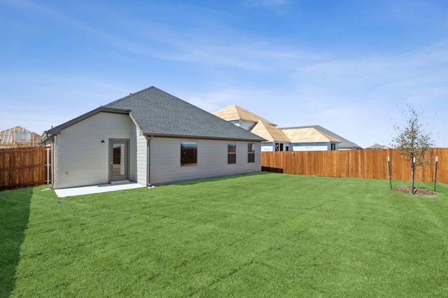 Flatwork in the Harrison home plan by Trophy Signature Homes – REPRESENTATIVE PHOTO Flatwork in the Harrison home plan by Trophy Signature Homes – REPRESENTATIVE PHOTO