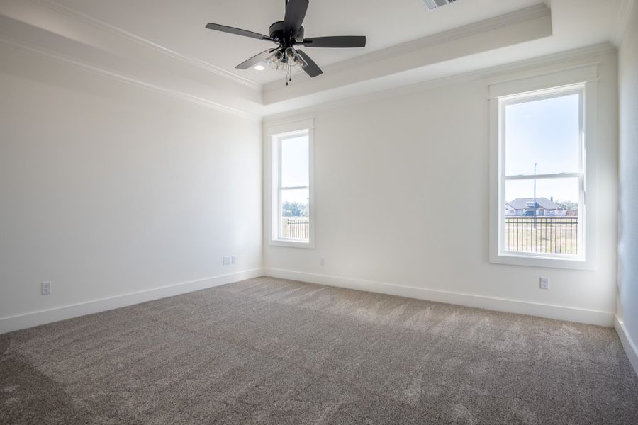 Representative unfurnished interior of a home built from the The Savannah by Reece Homes in Stella Ranch, Bryan (Image 58). Representative unfurnished interior of a home built from the The Savannah by Reece Homes in Stella Ranch, Bryan (Image 58).
