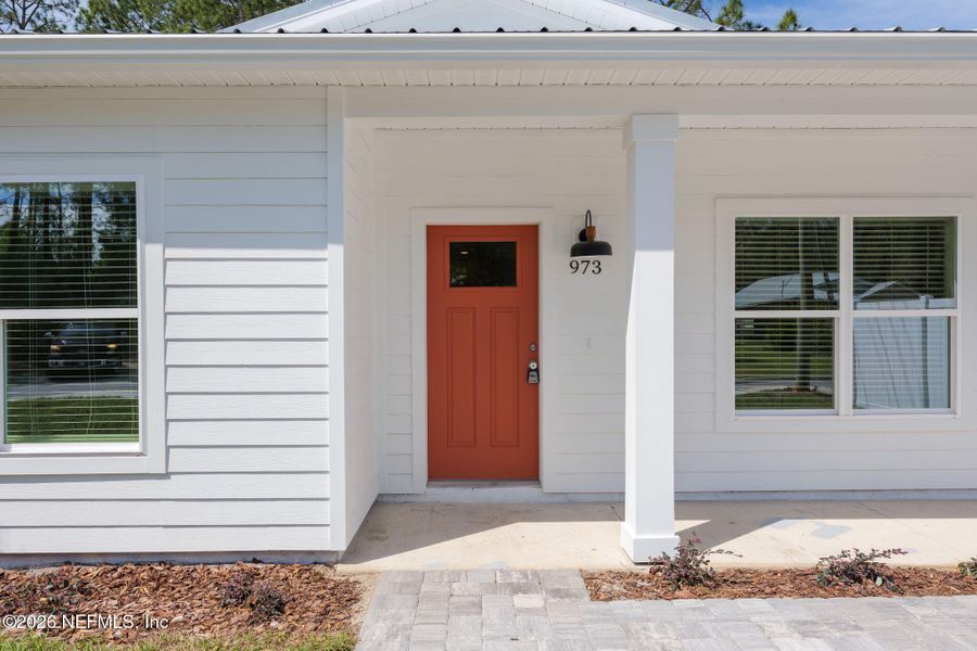 Exterior details and patio area of a home in , St. Augustine (Image 22).