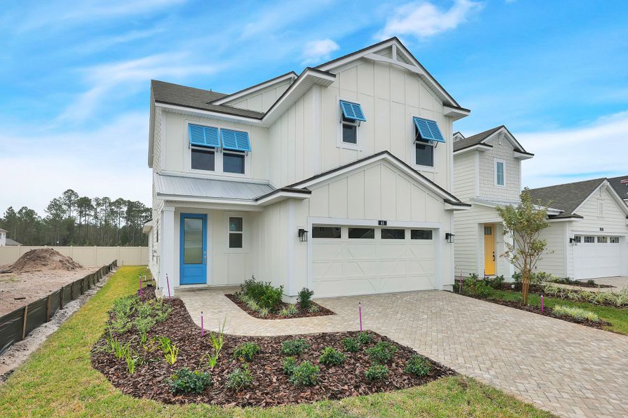 Representative exterior photo of a completed home built from the The Cypress by Providence Homes (Florida) in Reflections at Nocatee, Nocatee, FL (Image 32).