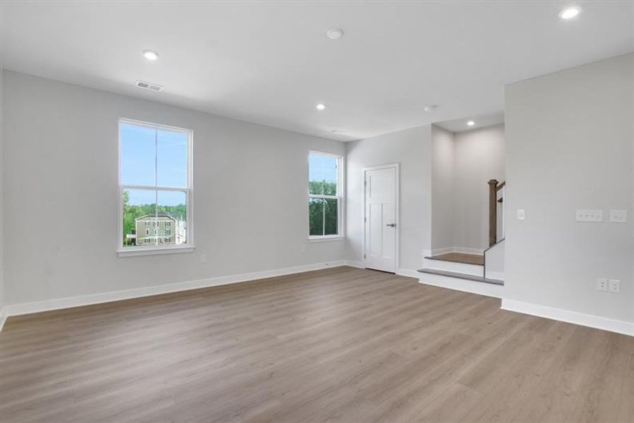Spacious, unfurnished interior of a new home in Park Ridge at Sugar Hill, Sugar Hill (Image 14). Spacious, unfurnished interior of a new home in Park Ridge at Sugar Hill, Sugar Hill (Image 14).