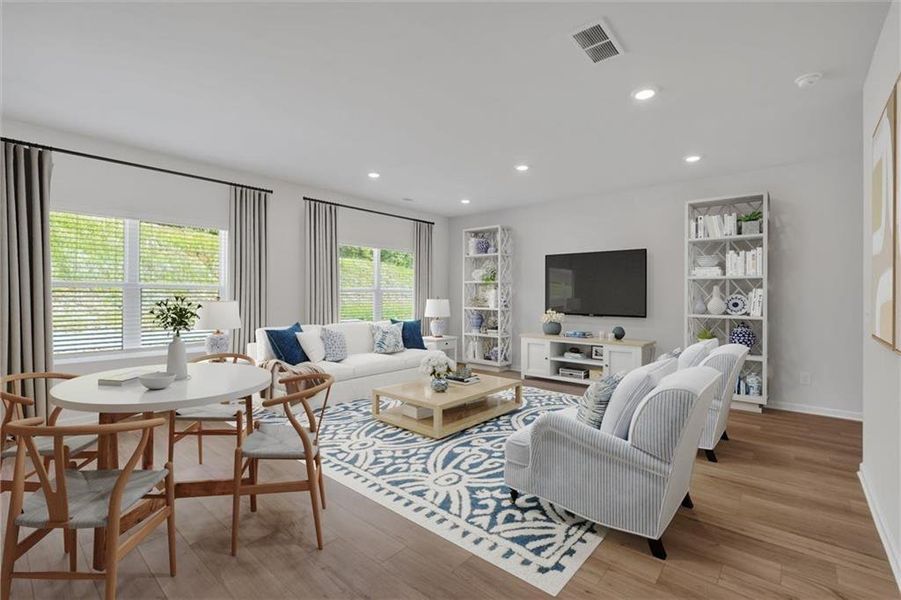 Furnished interior view inside a new home in Salacoa, Calhoun (Image 10).