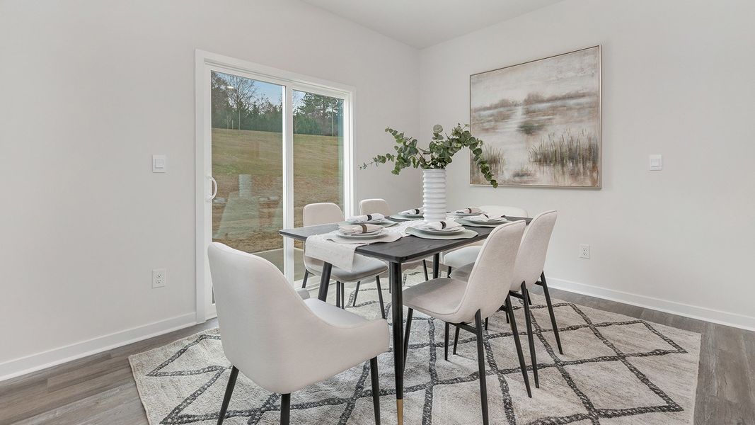 Representative furnished interior of a home built from the Hayden by D.R. Horton in Logan Farms, Mooresville (Image 9).