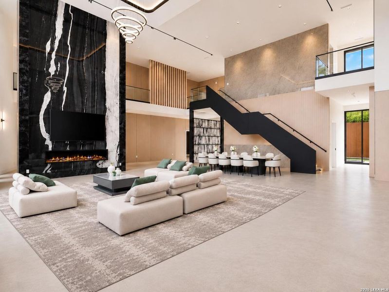 Furnished interior view inside a new home in , San Antonio (Image 7).