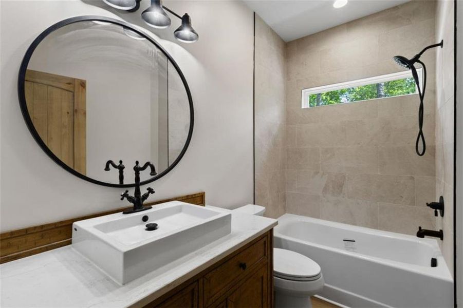 Furnished interior view inside a new home in , Ellijay (Image 17).