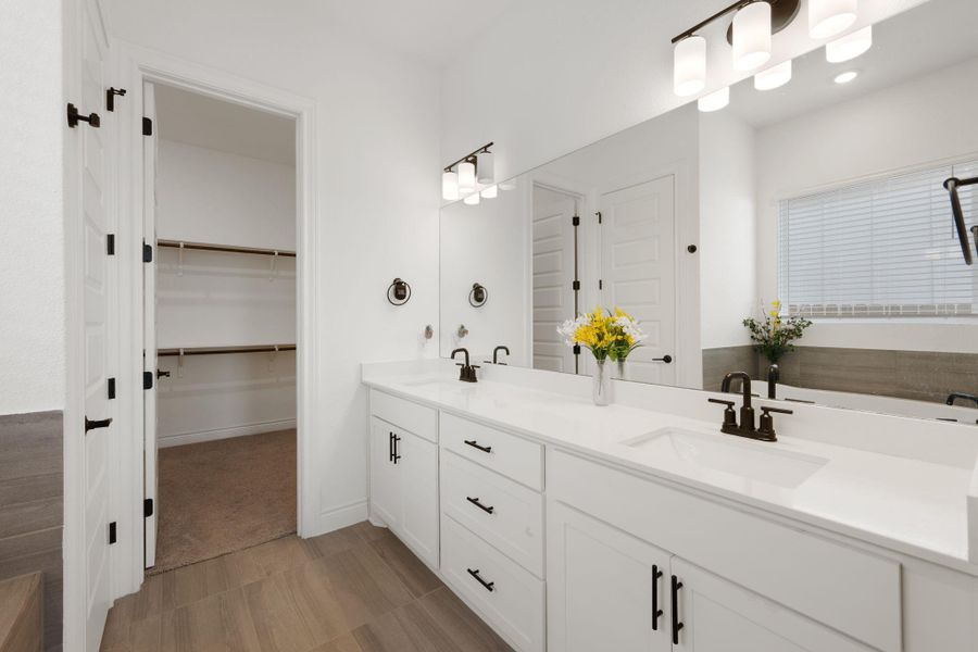 Furnished interior view inside a new home in Cedar Brook, Leander (Image 13).