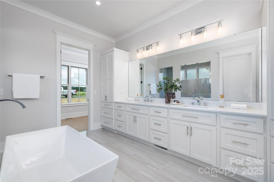 Furnished interior view inside a new home in , Statesville (Image 10).