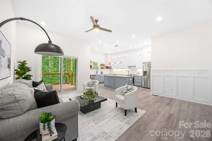 Furnished interior view inside a new home in , Bessemer City (Image 37).