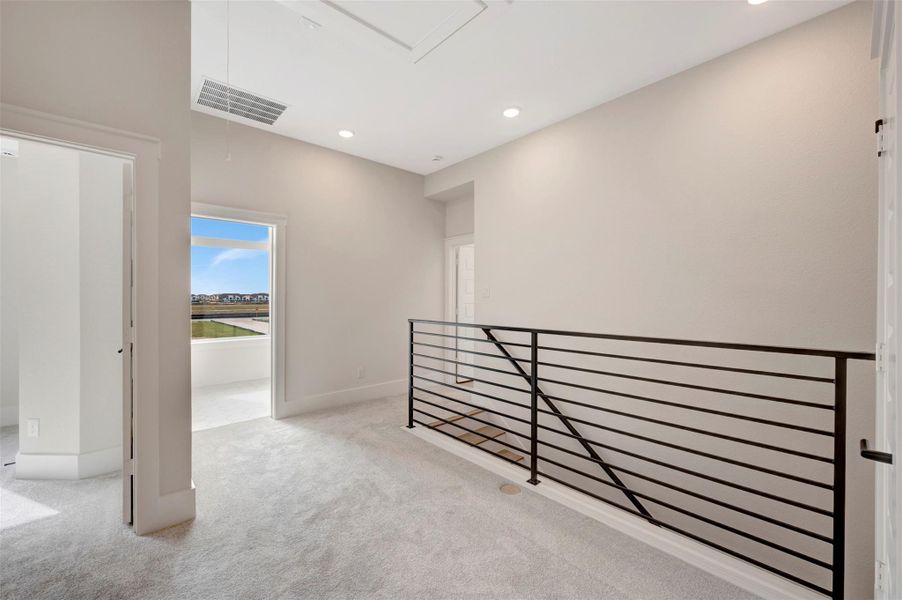 Spacious, unfurnished interior of a new home in Easthaven at Bridgeland Central - Vision Collection, Cypress (Image 18).