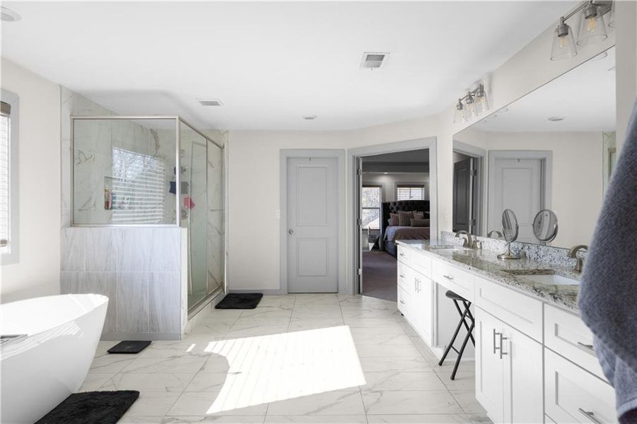 Furnished interior view inside a new home in , Lithonia (Image 30).