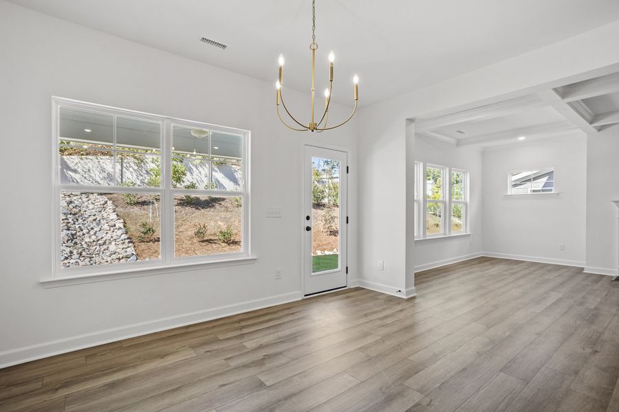 Spacious, unfurnished interior of a new home in Georgias Landing, Raleigh (Image 17). Spacious, unfurnished interior of a new home in Georgias Landing, Raleigh (Image 17).