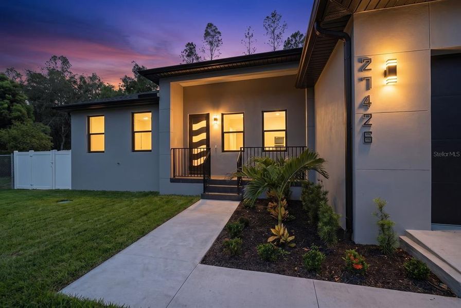 Exterior details and patio area of a home in , Brooksville (Image 15). Exterior details and patio area of a home in , Brooksville (Image 15).