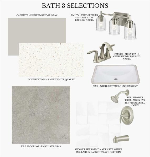 Sample of building materials used in homes in Bentwood Farms, Montgomery (Image 20).