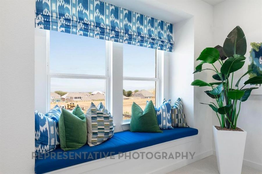 Furnished interior view inside a new home in M3 Ranch, Mansfield (Image 9).