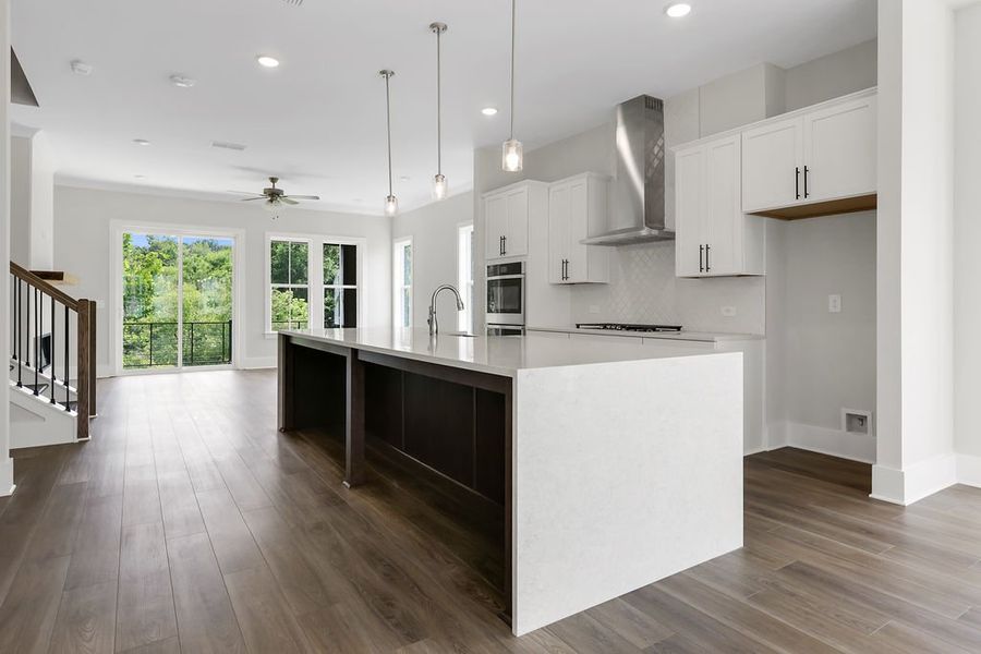 Furnished interior view inside a new home in Echo Park, Suwanee (Image 8).