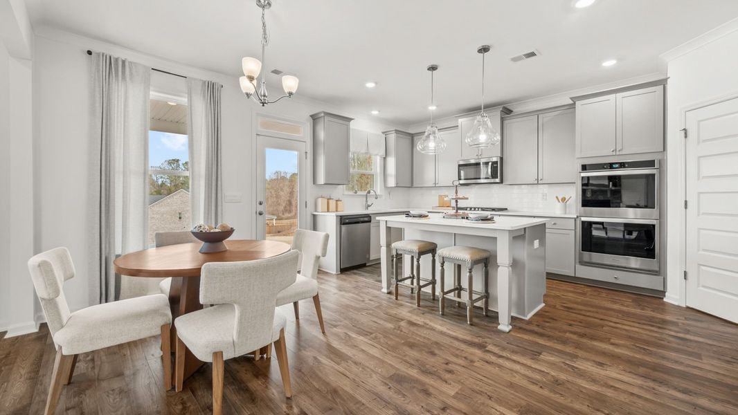 Representative furnished interior of a home built from the Savannah by D.R. Horton in Water Oak Estates, Lawrenceville (Image 10).