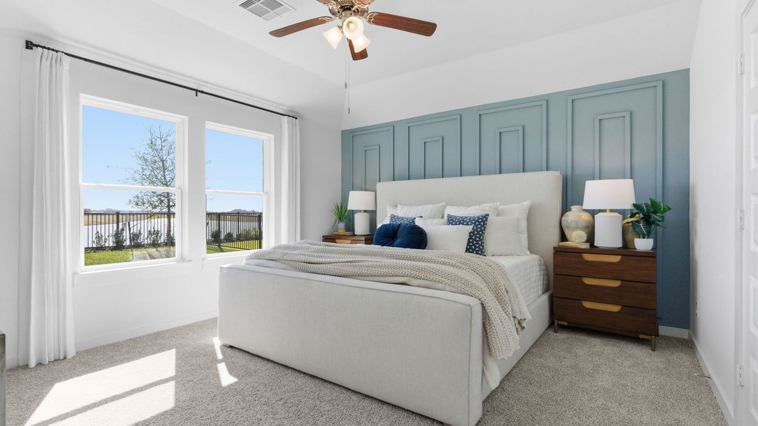 Furnished interior view inside a new home in Westland Ranch 50' Homesites, League City (Image 13). Furnished interior view inside a new home in Westland Ranch 50' Homesites, League City (Image 13).