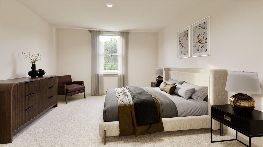 Furnished interior view inside a new home in Magnolia Woods, Magnolia (Image 13).